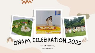 Onam 2022 || The English and Foreign Languages University || EFLU || Hyderabad ||