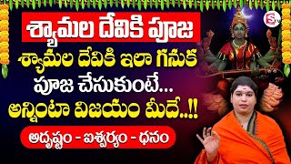 Benefits Of Worshipping Shyamala Devi Goddess | Sri Ramyananda Bharati Swamini | SumanTv Life