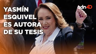 Ministra Yasmín Esquivel es la única autora de su tesis I Todo Personal