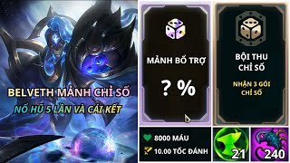 BELVETH PIECES 10.00 ATTACK SPEED 1 BLOOD DOT AFTER 4 MISSING JACKS | ARENA | LOL