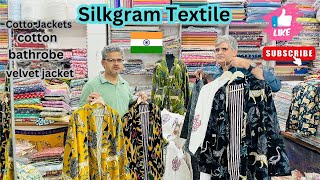 100%PURE COTTON ITEMS | COTTON JACKETS,BATHROBE,VELVET JACKETS,COTTON ROBE WHOLESALE PRICE SILKGRAM