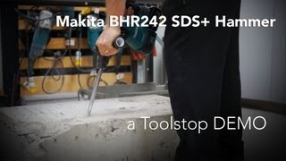 Makita BHR242 18V Cordless li-ion SDS Plus Brushless 3 Mode Rotary Hammer Drill - Toolstop DEMO