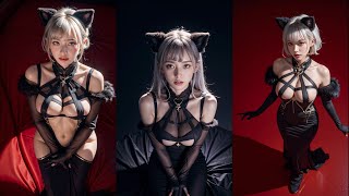 Alluring Succubus Unveiled 魅力的なサキュバスの登場 매력적인 서큐버스의 등장 | 4K AI Girl Lookbook