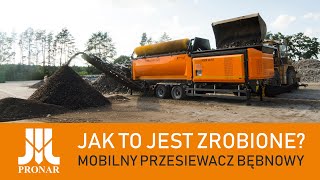 Jak to jest zrobione? Mobilny przesiewacz bębnowy Pronar MPB