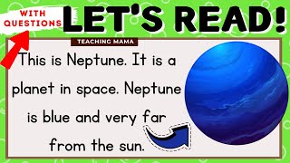 LET'S READ! | READING COMPREHENSION | QUESTIONS \u0026 ANSWERS | PRACTICE READING ENGLISH | TEACHING MAMA