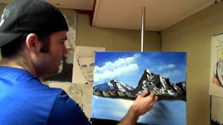 full length landscape oil painting talk through
