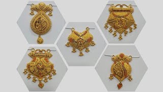 Mangalsutra Pendant के Pure Gold में New Pattern || Calcutti Design 2022