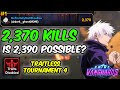 [TRAITLESS] 2370 KILLS NEW STRAT IN TOURNAMENT 4 | Anime Vanguards