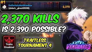 [TRAITLESS] 2370 KILLS NEW STRAT IN TOURNAMENT 4 | Anime Vanguards