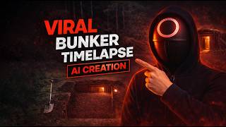 How to Make Viral Underground Bunker Timelapse Videos with FREE AI Tools Step by Step Guide
