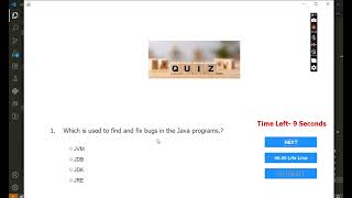 QUIZ ||USING JAVA SWING AWT//#java#coding #programmer