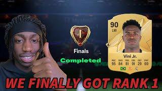 I FIANLLY GOT RANK 1 FUT CHAMPS GAMEPLAY ( EAFC25 ULTIMATE TEAM)