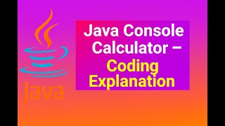Java Project for Beginners | Console Calculator Coding Guide (Part 2)