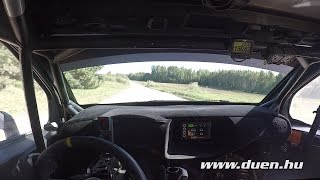 Botka Dudu - Liepäja Rally 2016 - pre-event test - helmet cam