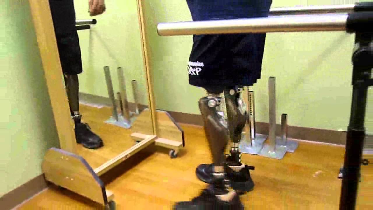 Bilateral Ottobock Genium Knees 1st Five Minutes - YouTube