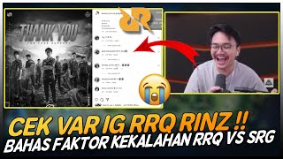 CEK VAR KOLOM KOMENTAR RRQ !! MAS ADE JELASIN FAKTOR KEKALAHAN RRQ VS SRG