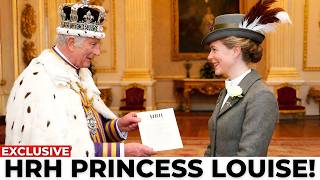 king Charles SHOCKS Britain: Lady Louise Is Now HRH Princess 👑