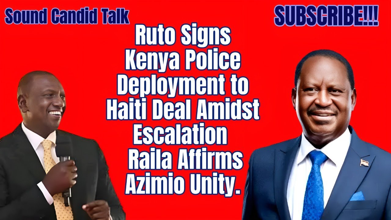 Ruto Signs Kenya Police Deployment To Haiti Deal Amidst Escalation ...