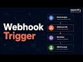 14. Webhook Trigger — let any external system start a workflow