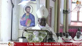 Mgr Anani Nicodème BARRIGAH, Homélie au-cours de la messe d'action de grâce pour ses 60 ans de vie