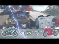 kawasaki ninja h2 🆚️ ducati panigale v4s acceleration u0026 top speed 🔥🔥