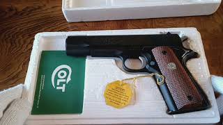 MINT Colt 38 Super 1975 MK IV Series 70 First Look with box and papers