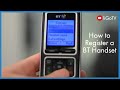 How To Register a BT Handset | liGo.co.uk