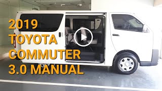 2019 Toyota Commuter 3.0 M.T. | Color White | Quick View Walk Around