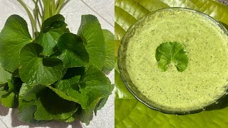 Brahmi leaves chutney ||  Memory Booster healthy chutney ||Thimare chutney|| Kondangal Leaf chutney