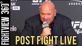 UFC 264 Post Fight LIVE: Dana White On McGregor Injury, Poirier Oliveira, PPV Buys, Burns, O'Malley!