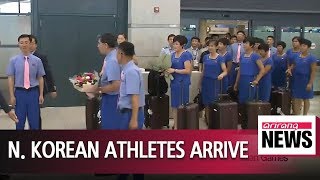 N. Koreans competing in Asian Games arrive in S. Korea for training