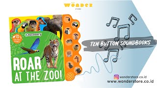 10 Button Sound Books: Discovery Roar At The Zoo!