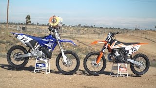 2017 KTM 250 SX vs 2017 Yamaha YZ250 | Dirt Rider 250cc Shootout