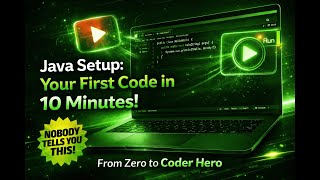 Java Setup Made EASY ⚡ Your First Java Code in 10 Minutes!