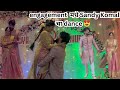 Sandy ने  केला कोमल साठी first time stage वर dance🌹 | engagement special dada vahini cha dance