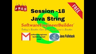 #18 Session -18#Core Java || FullStack #course #java #String#String Handling#Immutable#Example