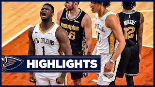 Zion Williamson vs. Grizzlies 2/16/21 | Pelicans Highlights