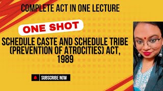 RAJ APO LAST MILE | SCHEDULE CASTE AND SCHEDULE TRIBE (PREVENTION OF ATROCITIES) ACT, 1989 | PRELIMS