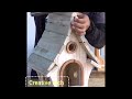 build a birdhouse from cedar fence board birds feeding station