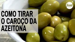 COMO TIRAR O CAROÇO DA AZEITONA | BIZU