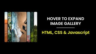 Hover To Expand Image Gallery | HTML, CSS and Javascript