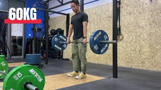 CrossFit 2021.02.21 Deadlift 3-3-3-3-3-3-3 reps