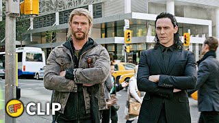 Thor & Loki go to Earth to Find Odin Scene | Thor Ragnarok (2017) Movie Clip HD 4K