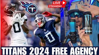 Titan Anderson is LIVE! 🔴 NFL FREE AGENCY LIVESTREAM! Tennessee Titans News, Updates & CALVIN RIDLEY