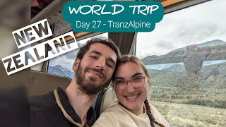 Coast to Coast, South Island NZ - TRANZALPINE EXPRESS! 🛫 World Trip Day 27 🌏