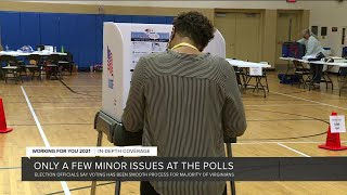 Election officials say voting has been smooth process for majority of Virginians