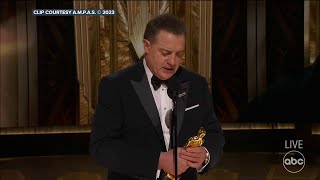 Brendan Fraser's acceptance speech for Best Actor at 2023 Oscars