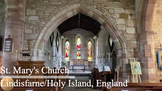 Lindisfarne St  Mary's Church History | Holy Island | Lindisfarne Gospels | St. Cuthbert | 4K