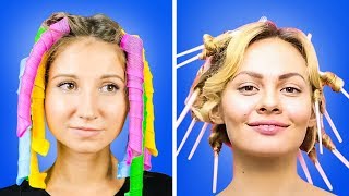 27 WEIRD AND BRILLIANT HAIR HACKS FOR GIRLS