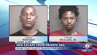 Boone County Jail pulls inmates out of Reality House after escapes